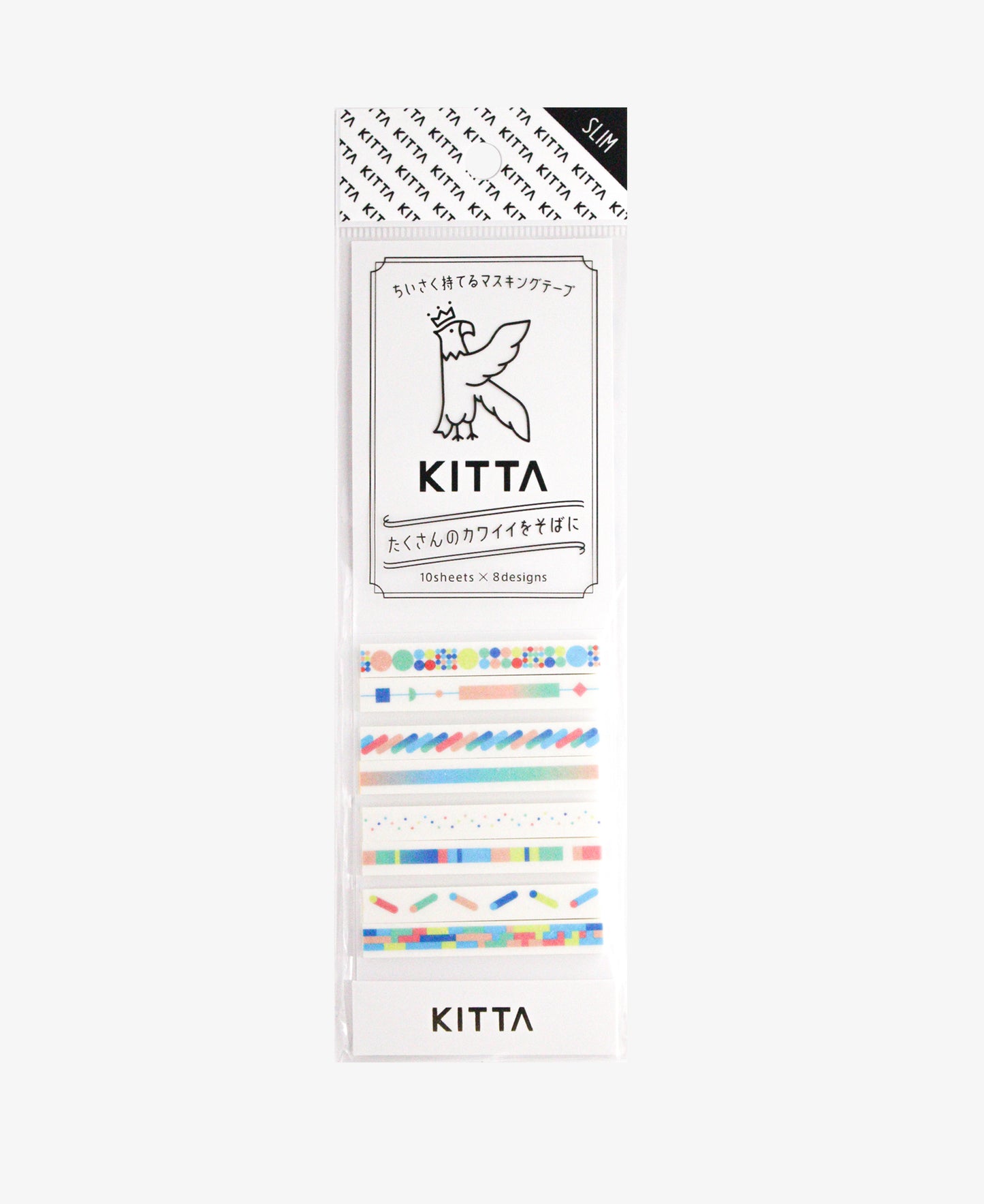 KITTA Slim Colour Bar Pre-Cut Washi Tape