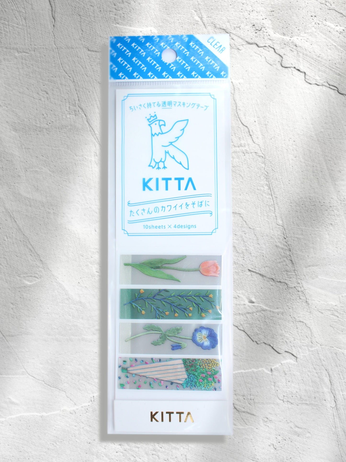 KITTA Clear Flower Transparent Tape