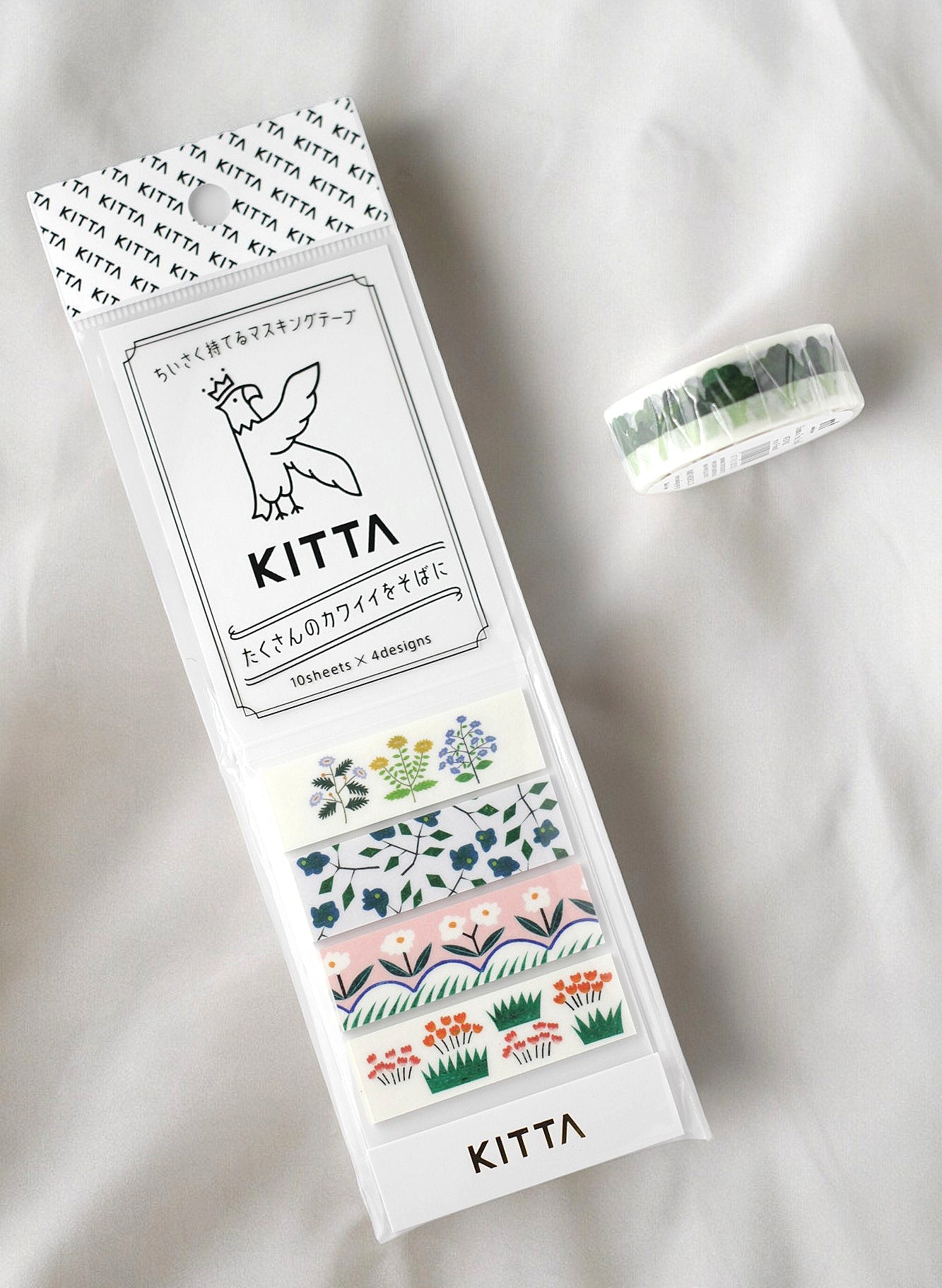 KITTA Flower 5 Pre-Cut Washi Tape