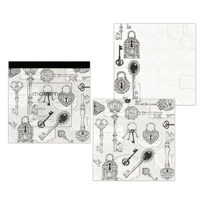 N.B. Monomee Antique Keys Notepad
