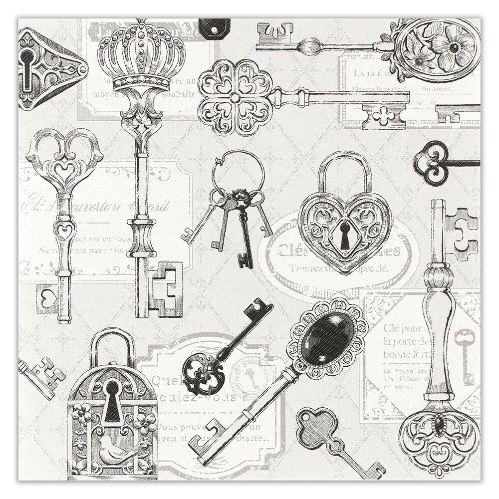 N.B. Monomee Antique Keys Notepad