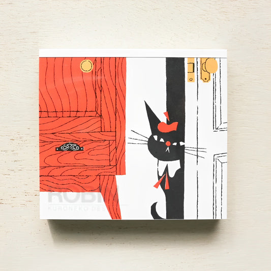 Hyogensha Black Cat Robin Notepad