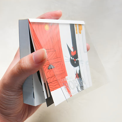 Hyogensha Black Cat Robin Notepad