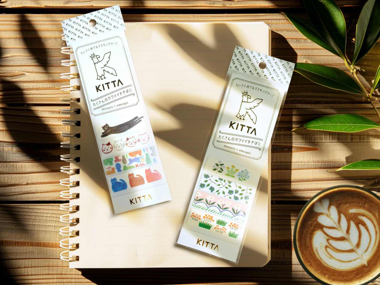 KITTA Flower 5 Pre-Cut Washi Tape