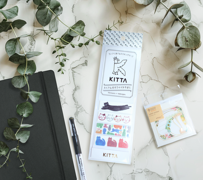 KITTA Cat Pre-Cut Washi Tape