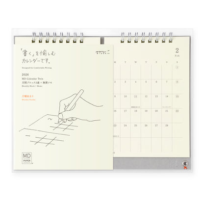 Midori MD Calendar Twin 2026
