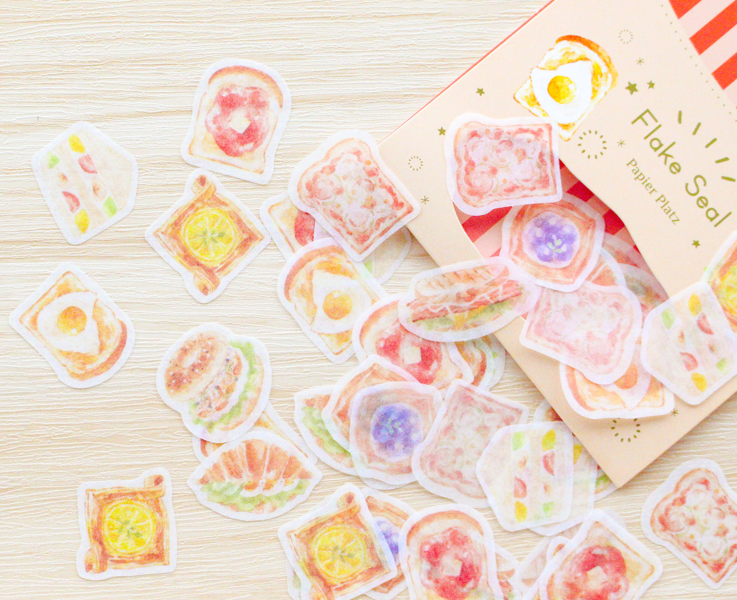 Papier Platz Bread and Dessert Stickers
