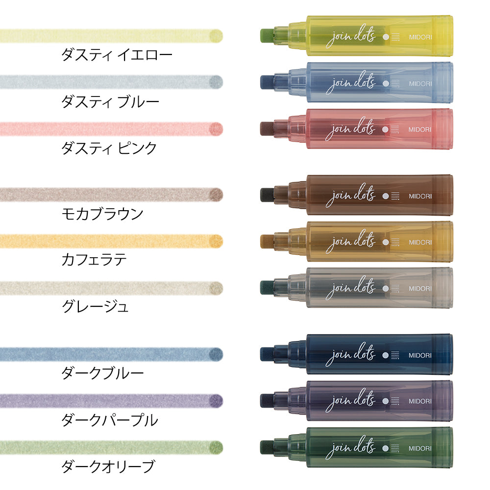 Midori Joint Dots Pens Set