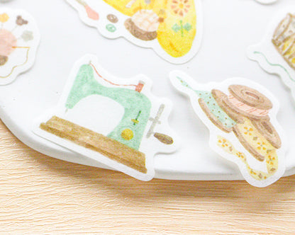 Papier Platz Bear and Rabbit Watercolour-Themed Stickers