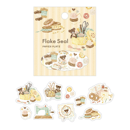 Papier Platz Bear and Rabbit Watercolour-Themed Stickers