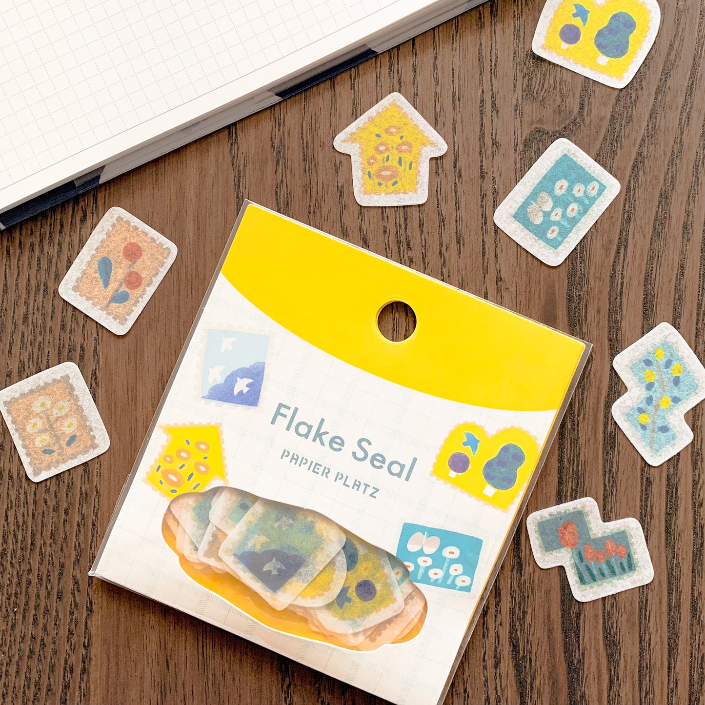 Papier Platz Landscape Stamp Stickers