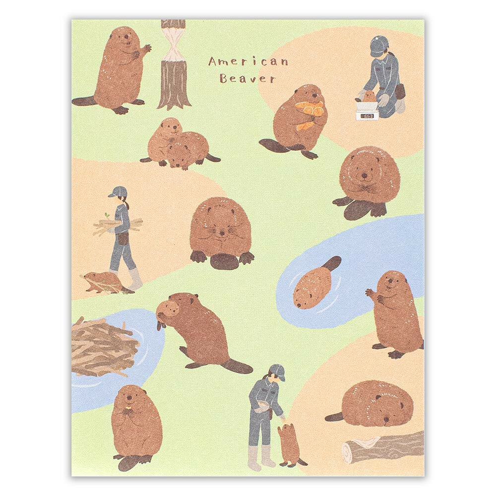 N.B. Die-Cut Beaver Notepad