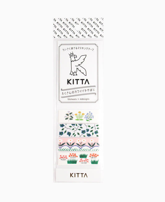 KITTA Flower 5 Pre-Cut Washi Tape