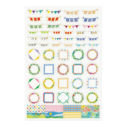 Midori Yuru Log Stickers