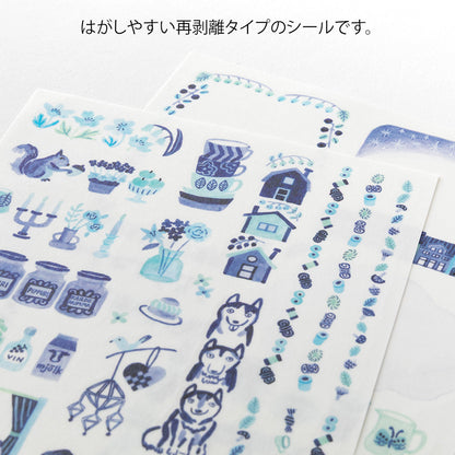 Midori Yuru Log Stickers