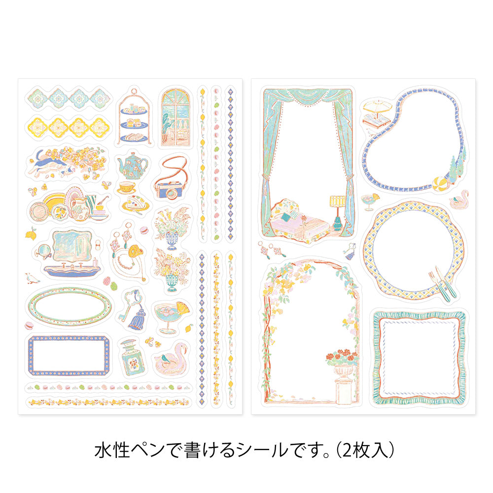 Midori Yuru Log Stickers