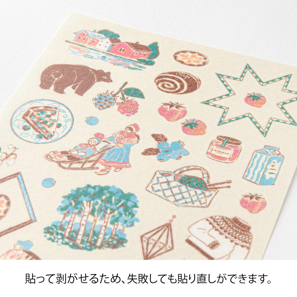 Midori Stationery stickers