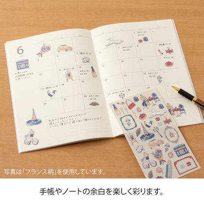 Midori Stationery stickers