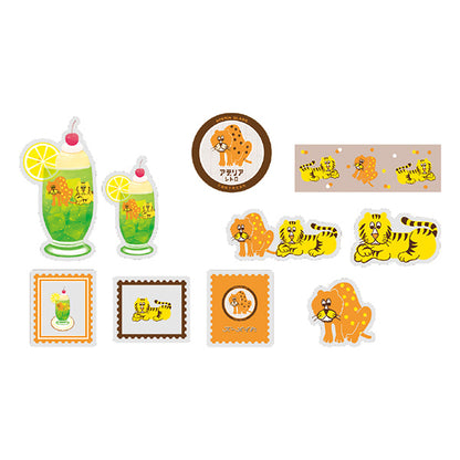 RyuRyu Aderia Retro Transparent Stickers