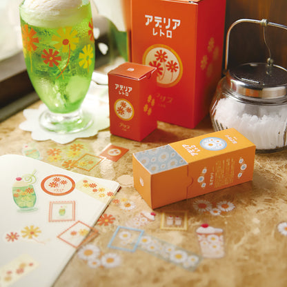 RyuRyu Aderia Retro Transparent Stickers