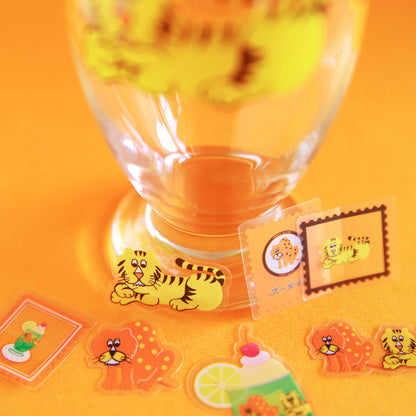 RyuRyu Aderia Retro Transparent Stickers