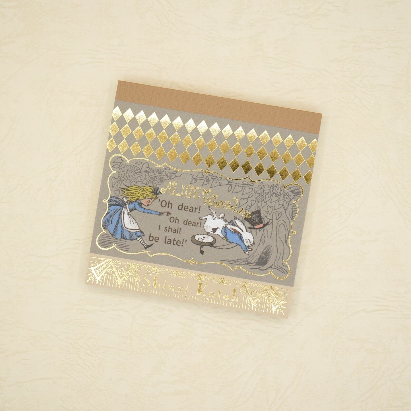 Kinose Alice in Wonderland Series notepad