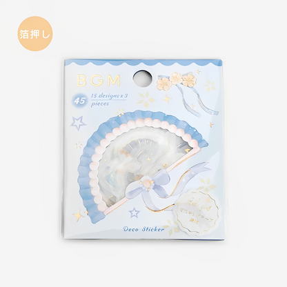 BGM Elegant Fans Flake Stickers