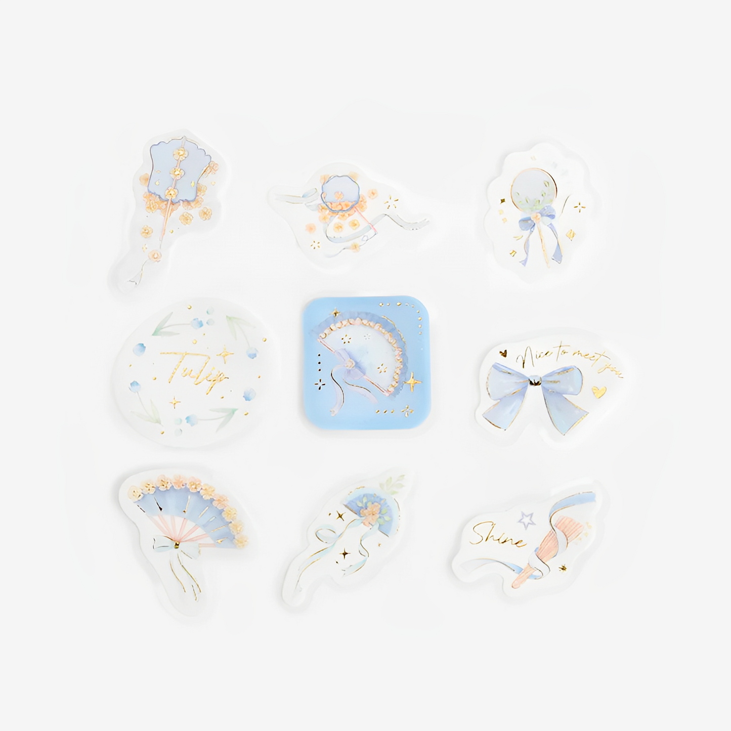 BGM Elegant Fans Flake Stickers