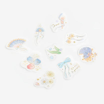 BGM Elegant Fans Flake Stickers