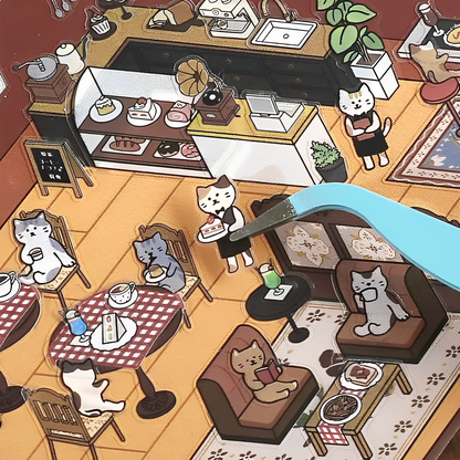 BGM 2.5D Scene Building Stickers