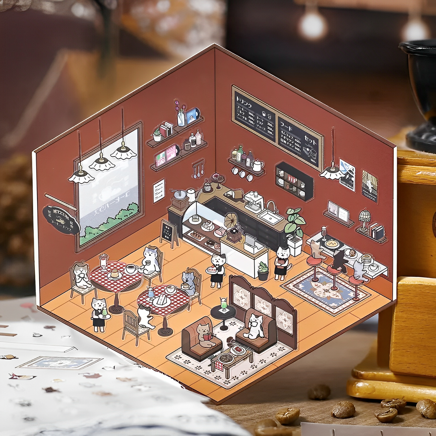 BGM 2.5D Scene Building Stickers