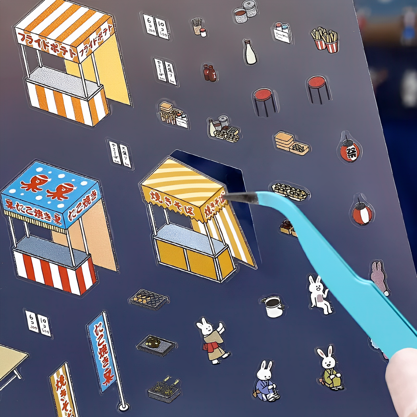 BGM 2.5D Scene Building Stickers