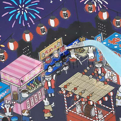 BGM 2.5D Scene Building Stickers