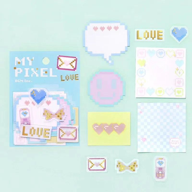 BGM Y2K Pixel Stickers