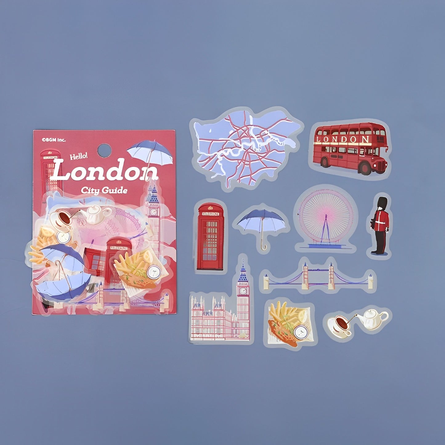 BGM City Guide Stickers - London