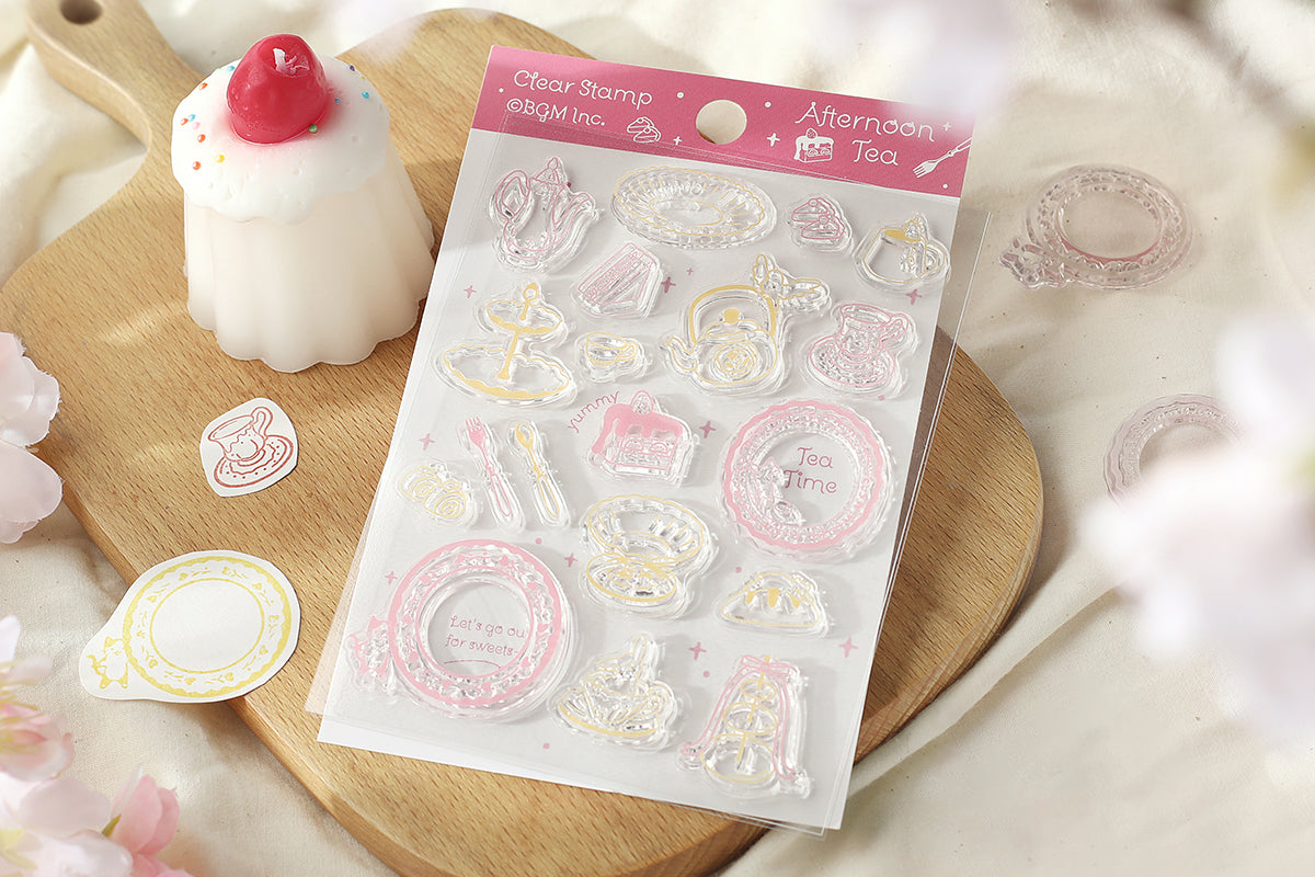 BGM Clear Stamp - Afternoon Tea Party