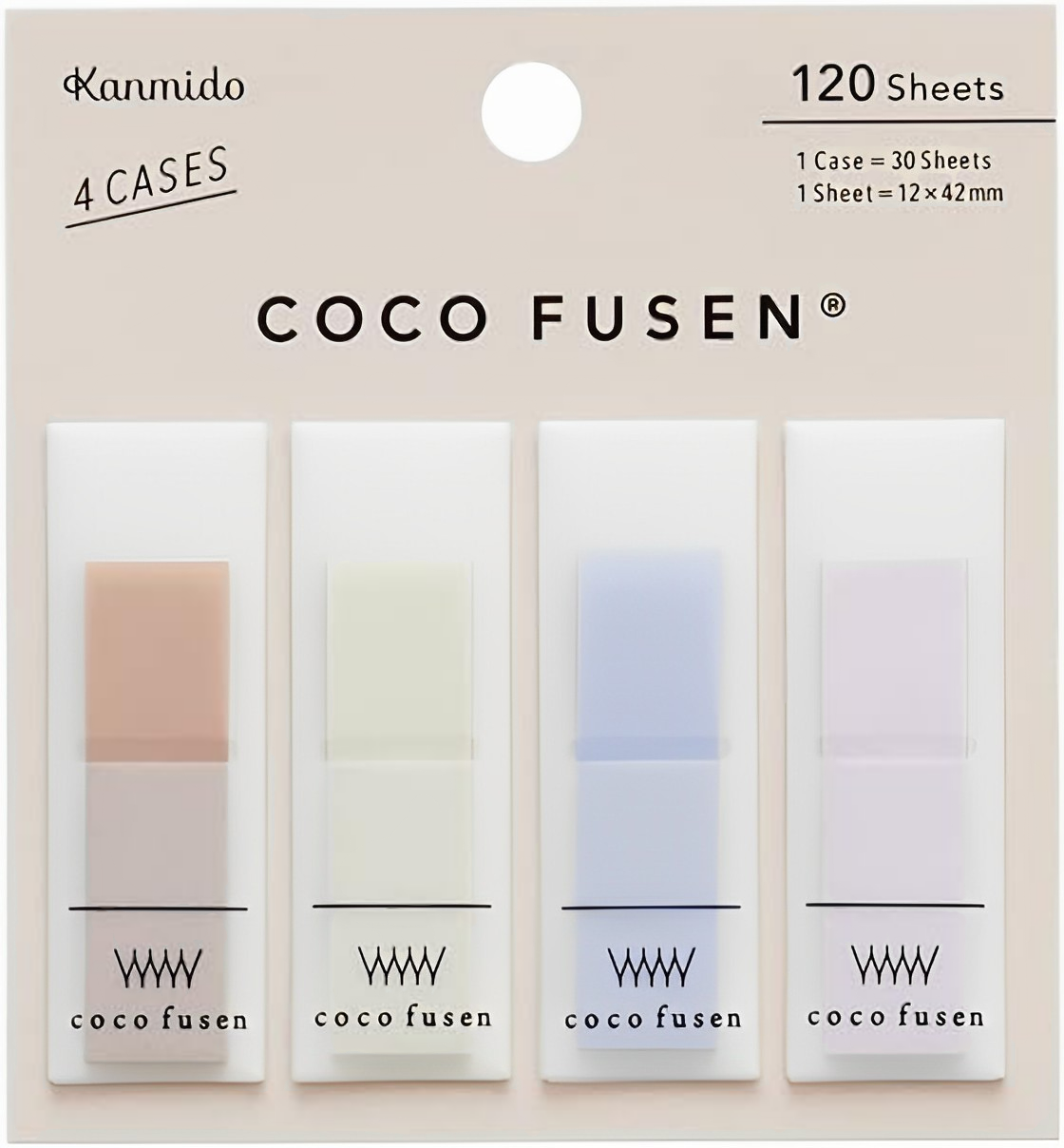 Kanmido Coco Fusen - 4 Cases - Grey Tone