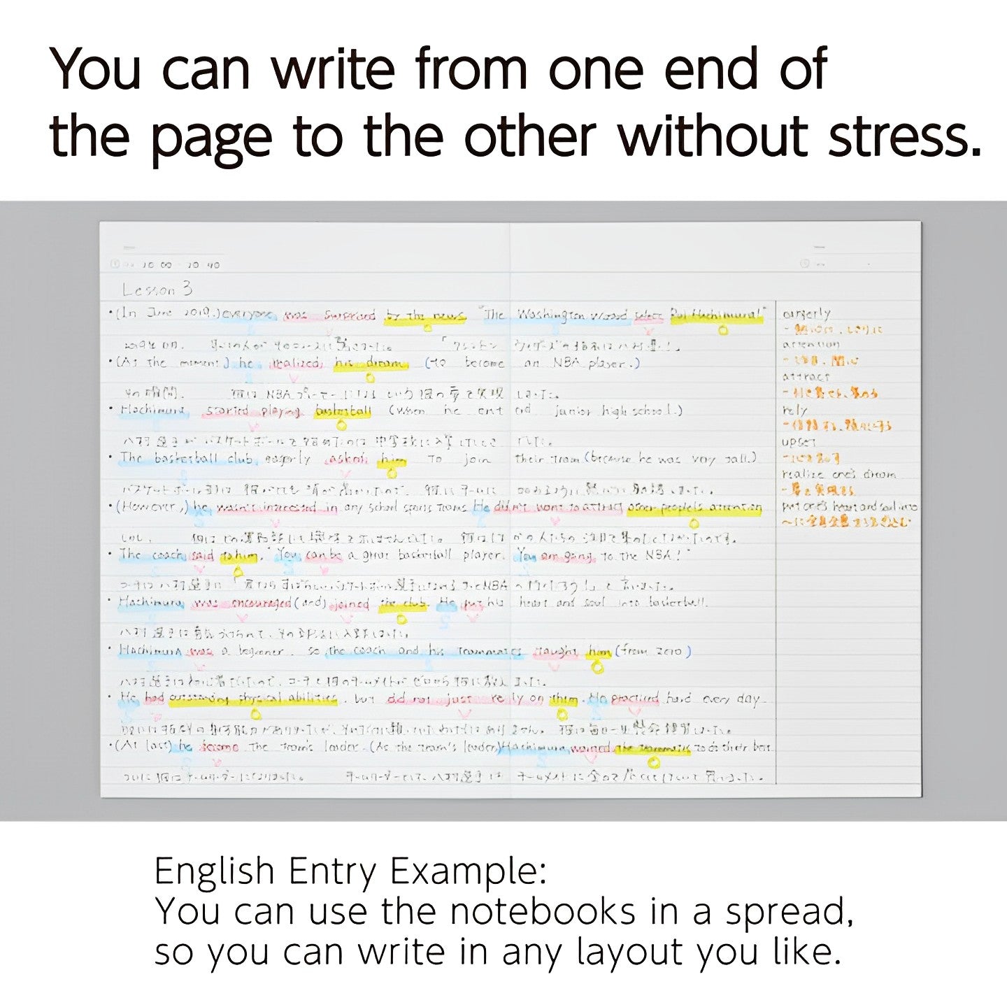 Kokuyo Campus Flat Pleasant Notebook - B5