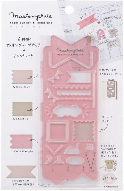 Kutsuwa Mastemplate Tape Cutter and Template Ruler