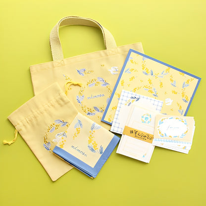 Furukawashiko Embroidery Mimosa Stationery Set