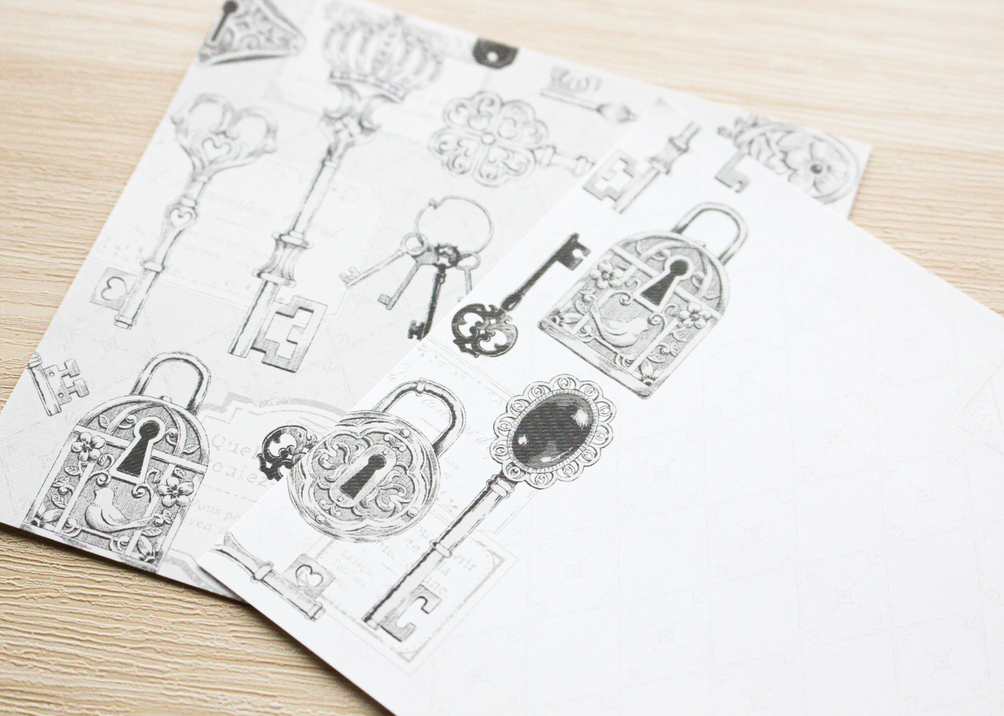 N.B. Monomee Antique Keys Notepad