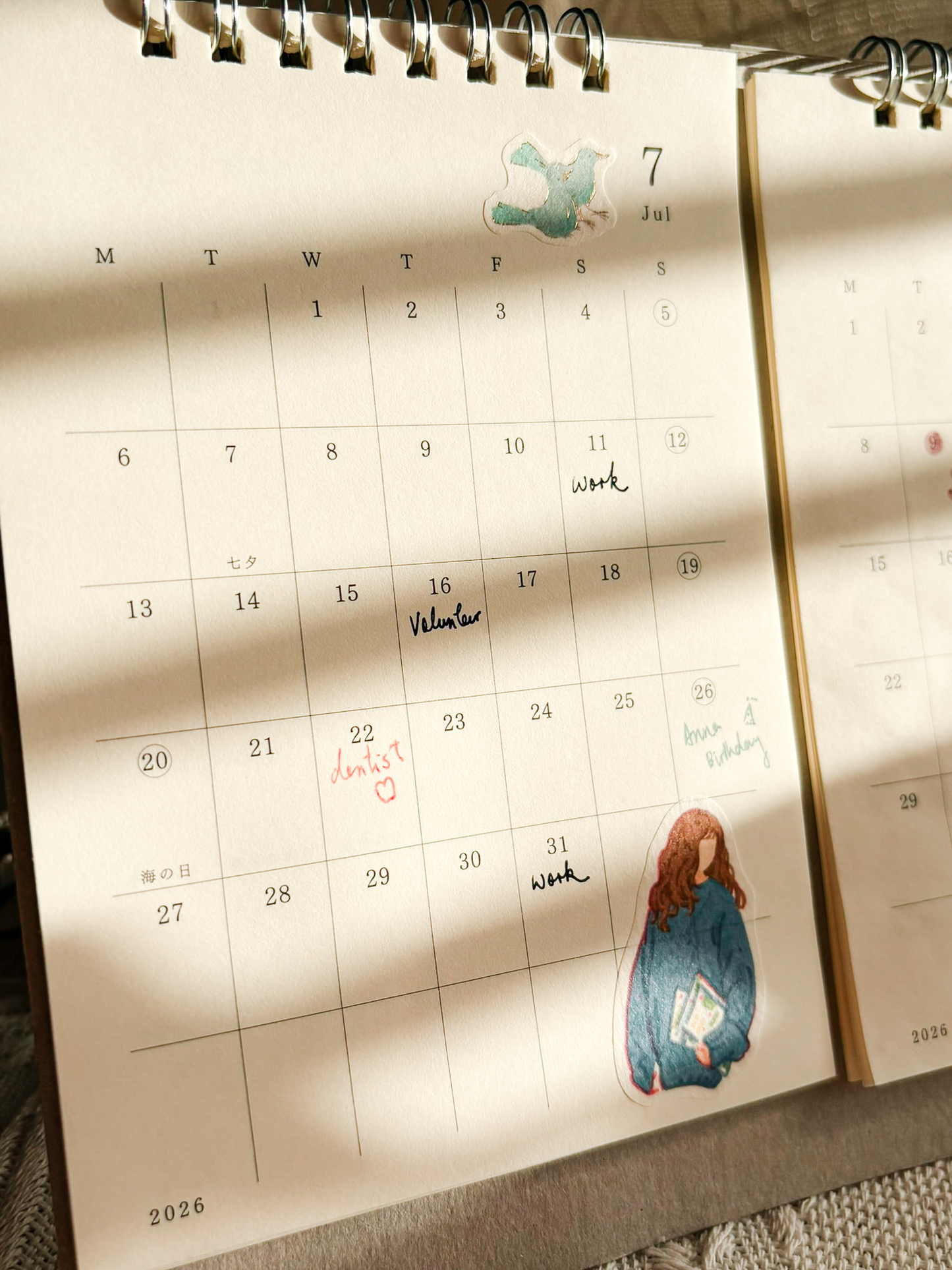 Midori MD Calendar Twin 2026