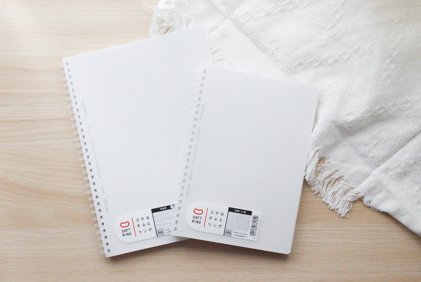 Kokuyo Soft Ring Clear Ruled Notebook - B5