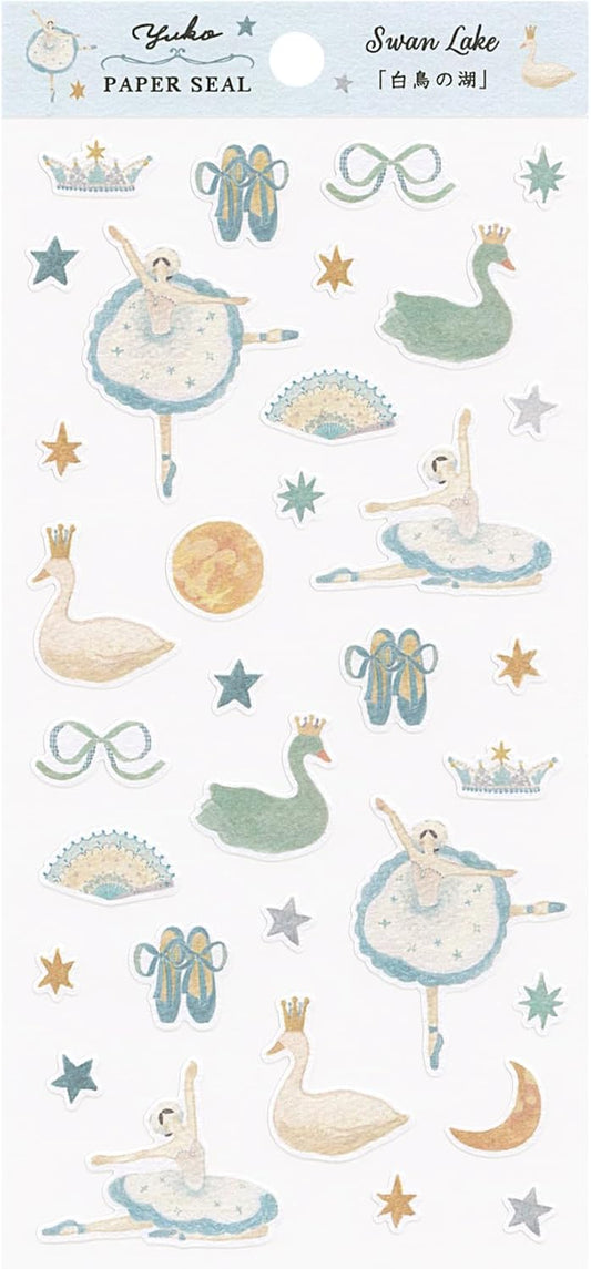 Active Cooperation Swan Stickers