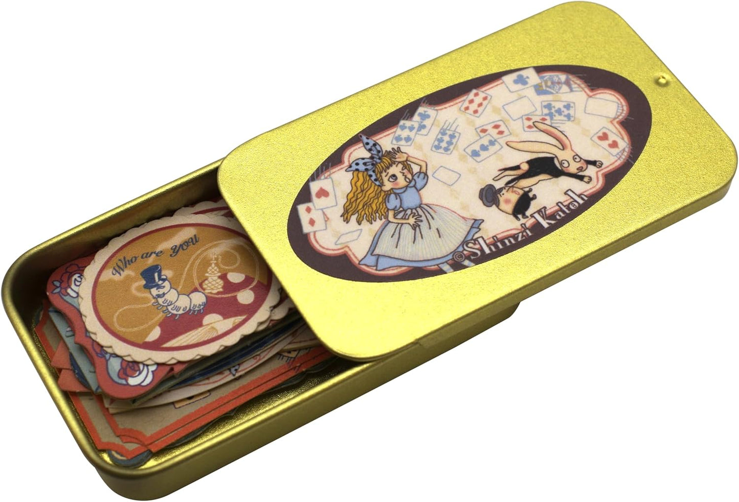 Sealdo Alice in Wonderland Flake Stickers Tin