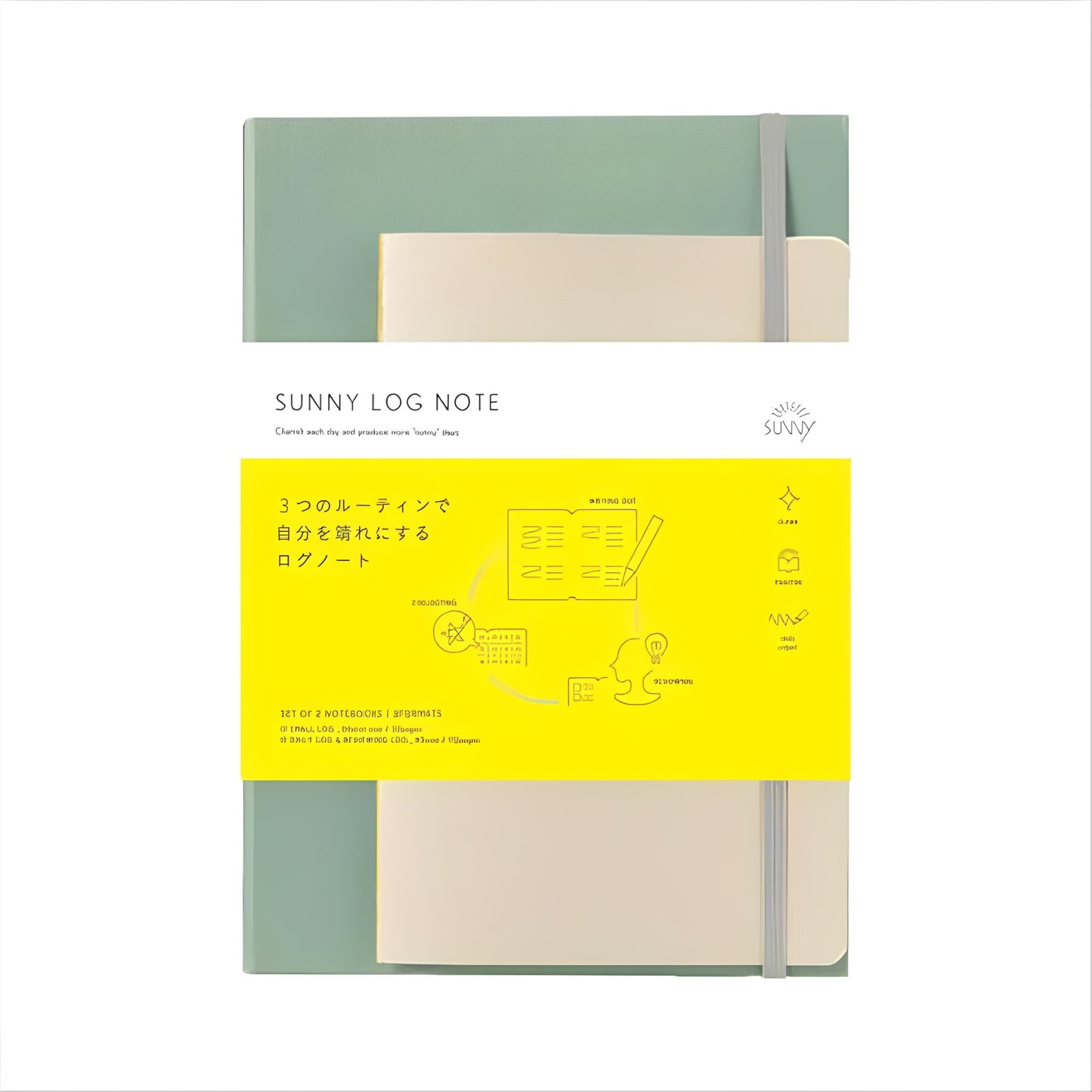 Iroha Sunny Log Note - A5