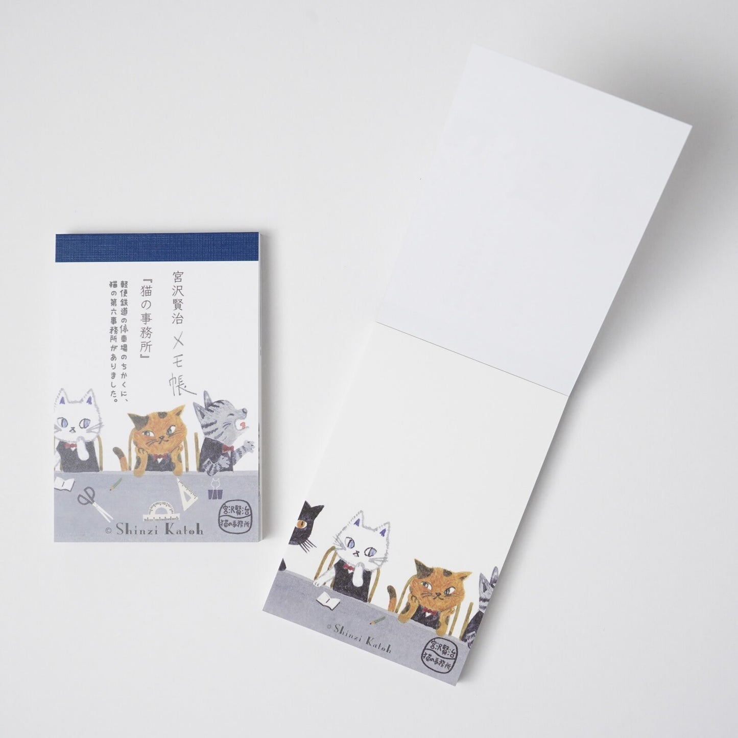 Kinose Kenji Miyazawa Series Cat Office Notepad