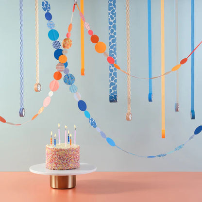 MT Artist Series Mina Perhonen Soda Water Blue Washi Tape