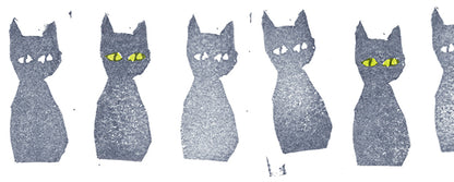 MT Artist Series Mina Perhonen Black Cat Washi Tape