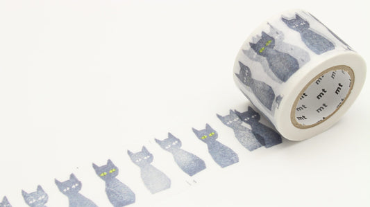 MT Artist Series Mina Perhonen Black Cat Washi Tape